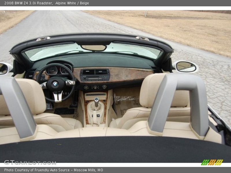Alpine White / Beige 2008 BMW Z4 3.0i Roadster