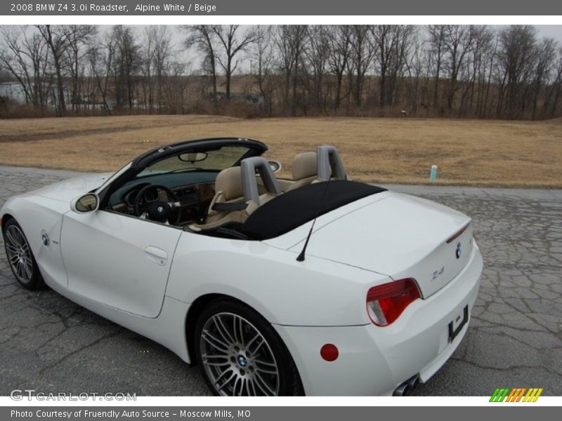 Alpine White / Beige 2008 BMW Z4 3.0i Roadster