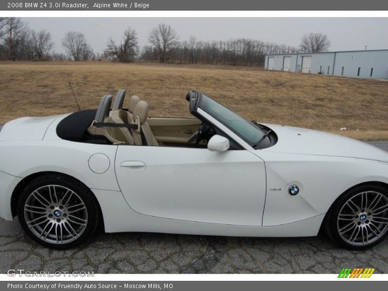 Alpine White / Beige 2008 BMW Z4 3.0i Roadster