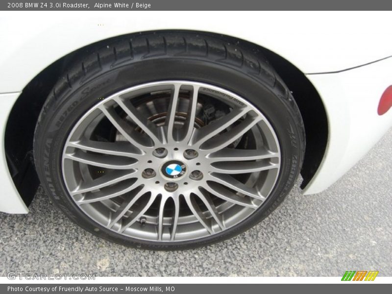 Alpine White / Beige 2008 BMW Z4 3.0i Roadster