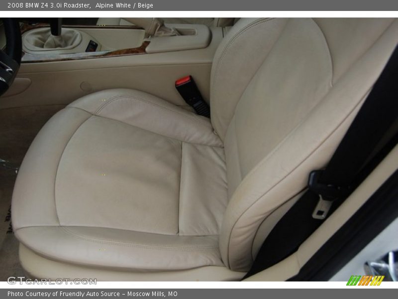 Alpine White / Beige 2008 BMW Z4 3.0i Roadster