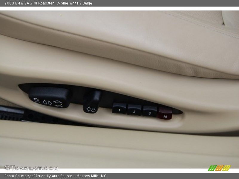 Alpine White / Beige 2008 BMW Z4 3.0i Roadster