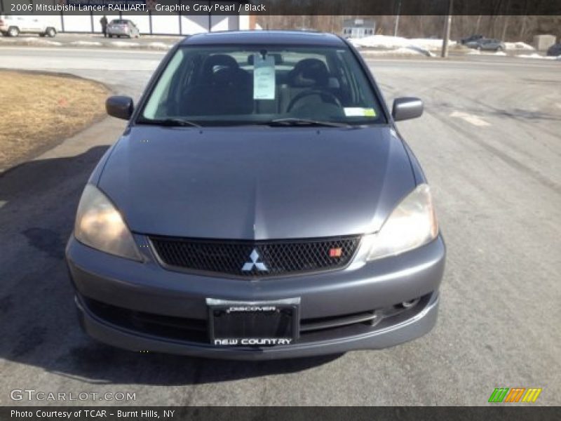 Graphite Gray Pearl / Black 2006 Mitsubishi Lancer RALLIART