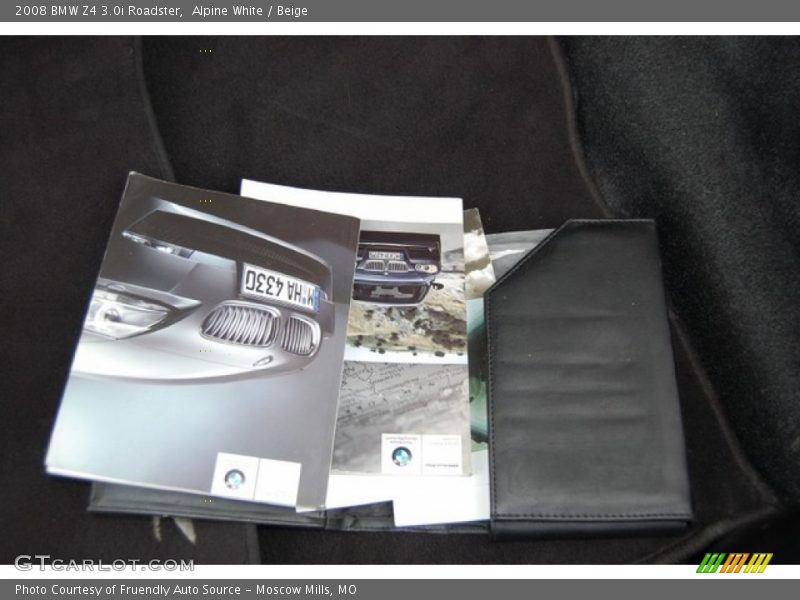 Alpine White / Beige 2008 BMW Z4 3.0i Roadster
