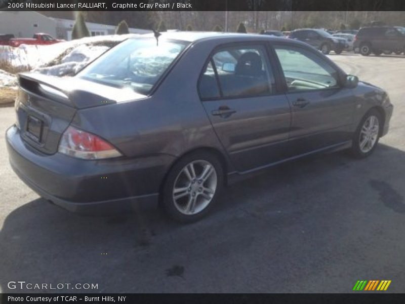 Graphite Gray Pearl / Black 2006 Mitsubishi Lancer RALLIART