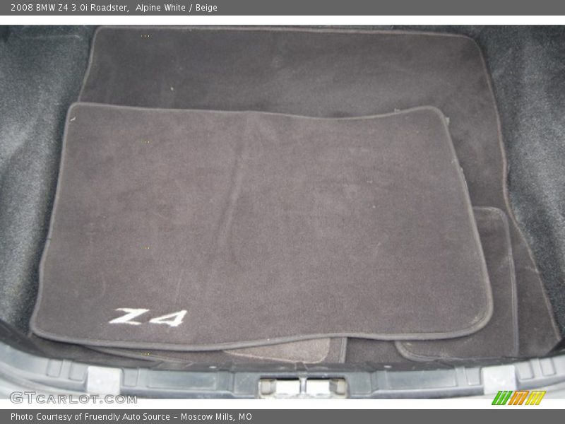 Alpine White / Beige 2008 BMW Z4 3.0i Roadster
