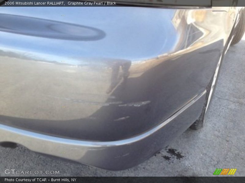 Graphite Gray Pearl / Black 2006 Mitsubishi Lancer RALLIART