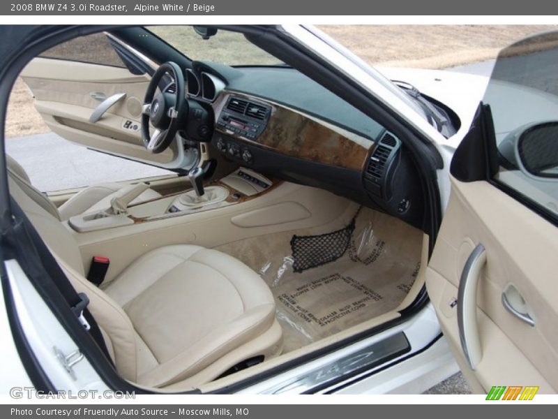 Alpine White / Beige 2008 BMW Z4 3.0i Roadster