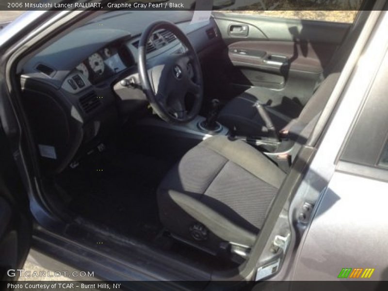 Graphite Gray Pearl / Black 2006 Mitsubishi Lancer RALLIART
