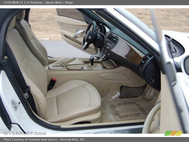 Alpine White / Beige 2008 BMW Z4 3.0i Roadster