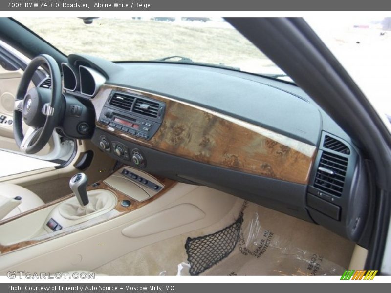 Dashboard of 2008 Z4 3.0i Roadster