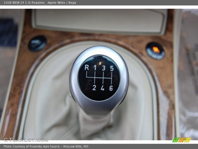  2008 Z4 3.0i Roadster 6 Speed Manual Shifter