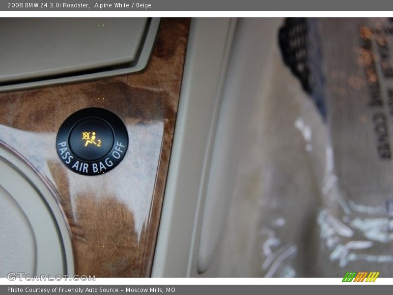 Alpine White / Beige 2008 BMW Z4 3.0i Roadster