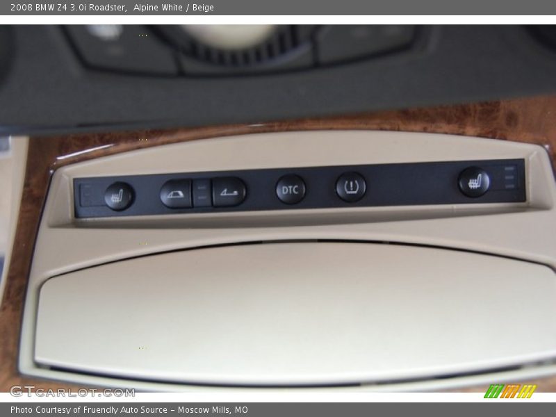 Controls of 2008 Z4 3.0i Roadster