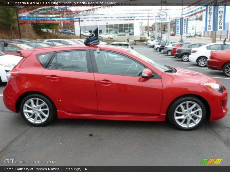 Velocity Red Mica / Black 2012 Mazda MAZDA3 s Touring 5 Door