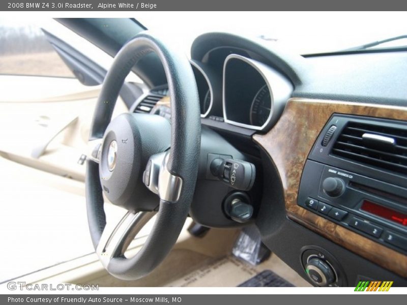 Alpine White / Beige 2008 BMW Z4 3.0i Roadster