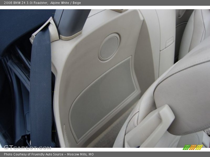 Alpine White / Beige 2008 BMW Z4 3.0i Roadster