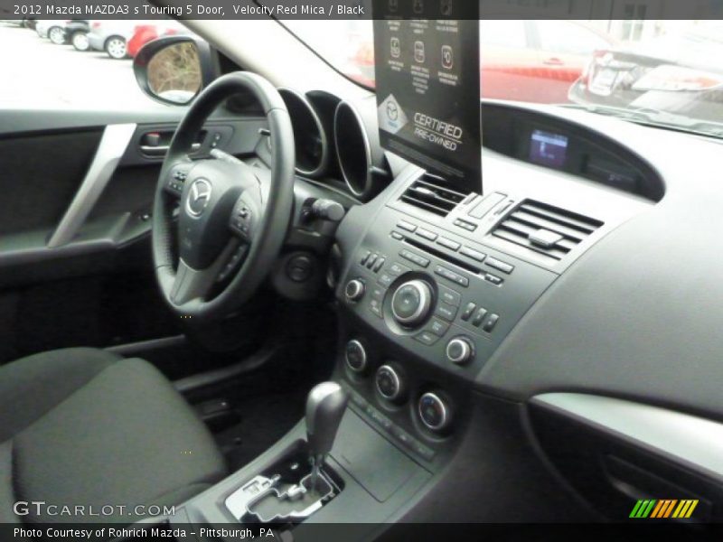 Velocity Red Mica / Black 2012 Mazda MAZDA3 s Touring 5 Door