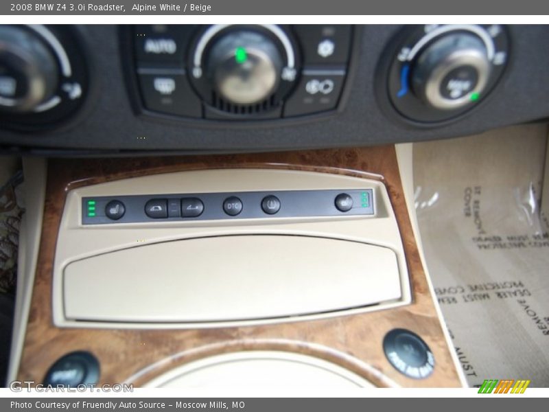 Alpine White / Beige 2008 BMW Z4 3.0i Roadster