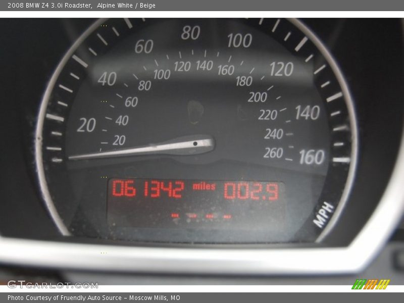 Alpine White / Beige 2008 BMW Z4 3.0i Roadster