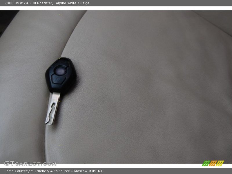 Alpine White / Beige 2008 BMW Z4 3.0i Roadster