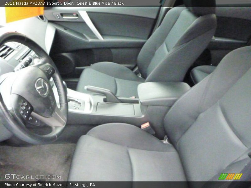 Celestial Blue Mica / Black 2011 Mazda MAZDA3 s Sport 5 Door