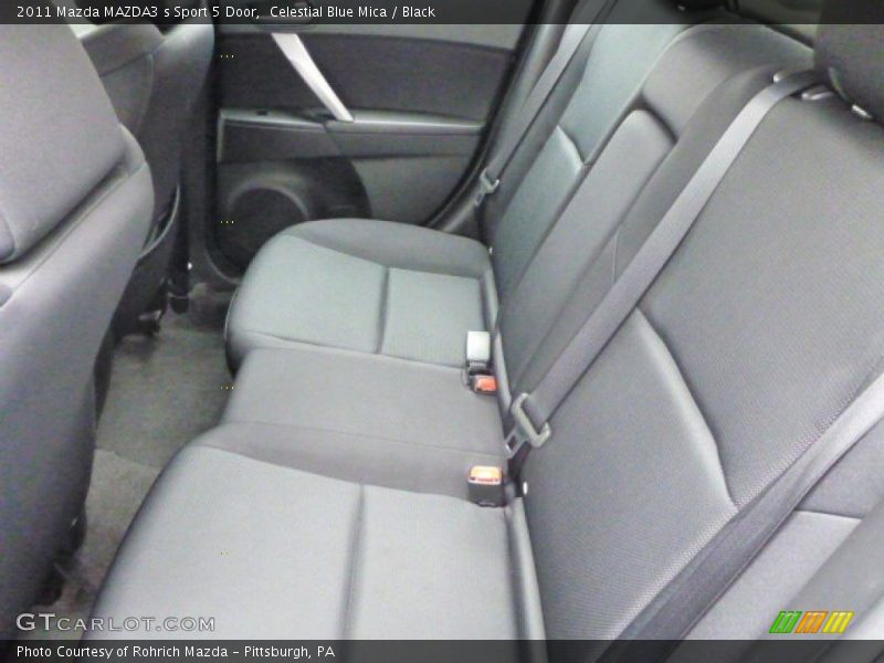 Celestial Blue Mica / Black 2011 Mazda MAZDA3 s Sport 5 Door