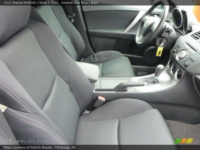 Celestial Blue Mica / Black 2011 Mazda MAZDA3 s Sport 5 Door