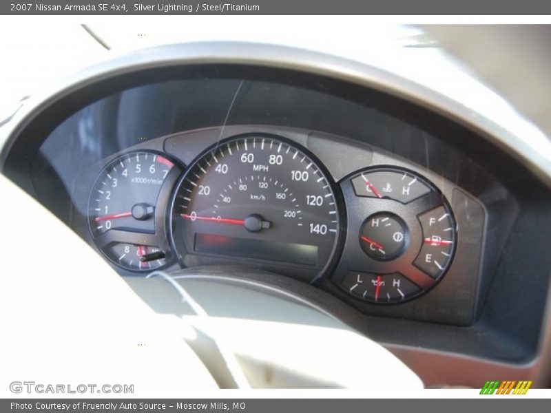 Silver Lightning / Steel/Titanium 2007 Nissan Armada SE 4x4