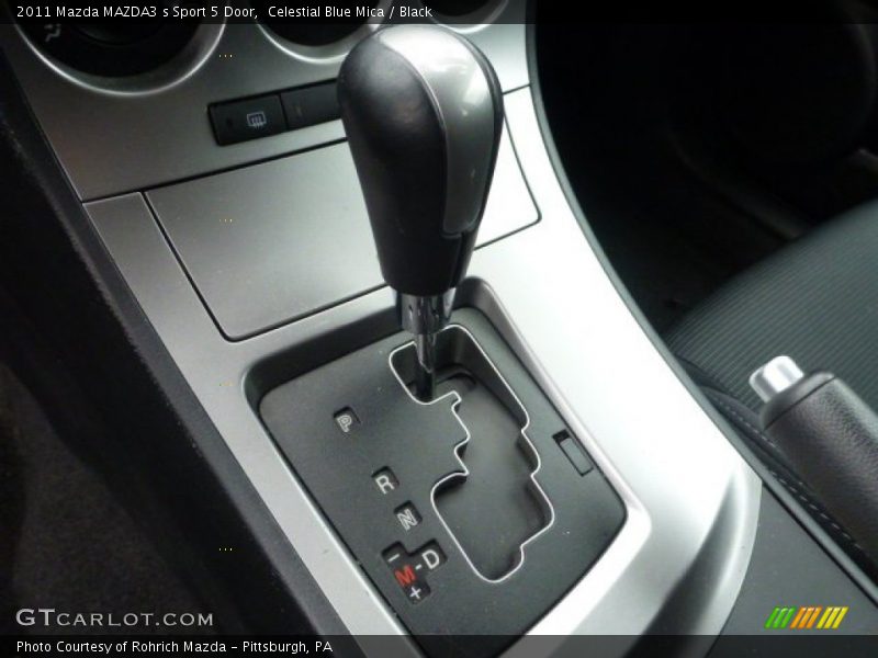 Celestial Blue Mica / Black 2011 Mazda MAZDA3 s Sport 5 Door