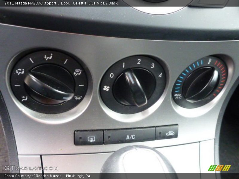Celestial Blue Mica / Black 2011 Mazda MAZDA3 s Sport 5 Door