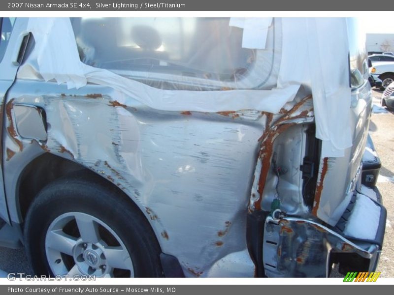Silver Lightning / Steel/Titanium 2007 Nissan Armada SE 4x4