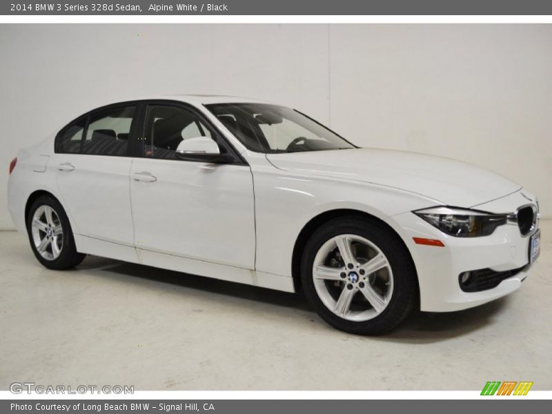 Alpine White / Black 2014 BMW 3 Series 328d Sedan