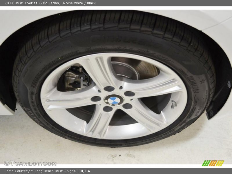 Alpine White / Black 2014 BMW 3 Series 328d Sedan