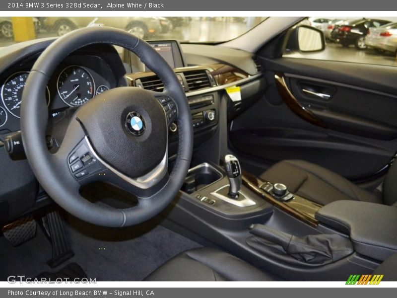 Alpine White / Black 2014 BMW 3 Series 328d Sedan