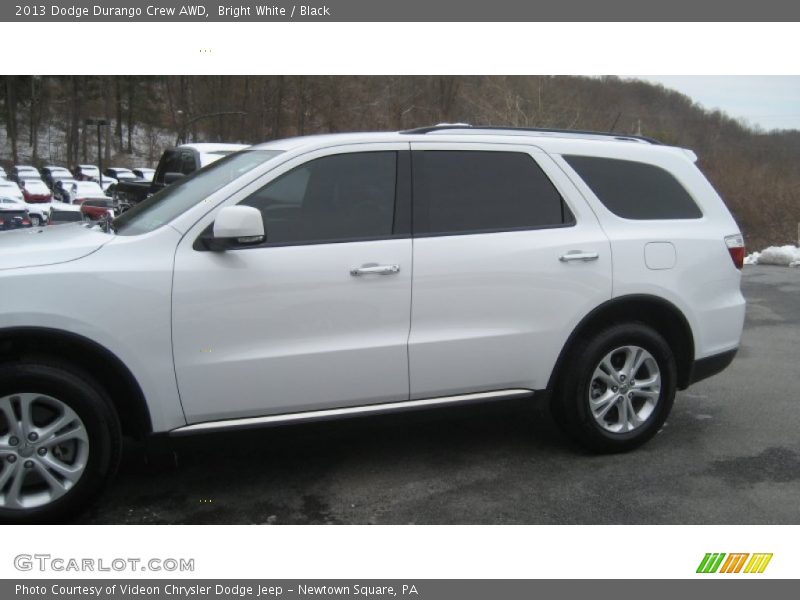 Bright White / Black 2013 Dodge Durango Crew AWD