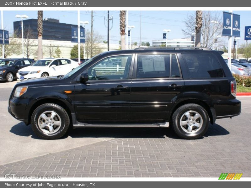 Formal Black / Gray 2007 Honda Pilot EX-L