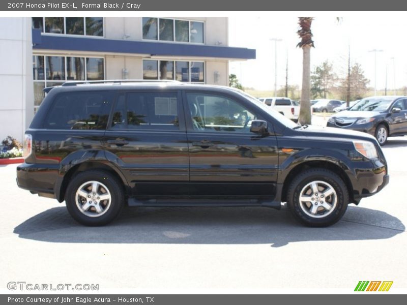 Formal Black / Gray 2007 Honda Pilot EX-L