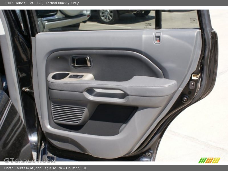 Formal Black / Gray 2007 Honda Pilot EX-L