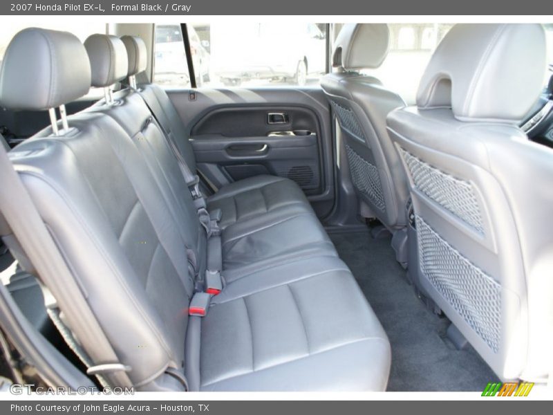 Formal Black / Gray 2007 Honda Pilot EX-L