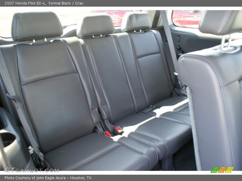 Formal Black / Gray 2007 Honda Pilot EX-L