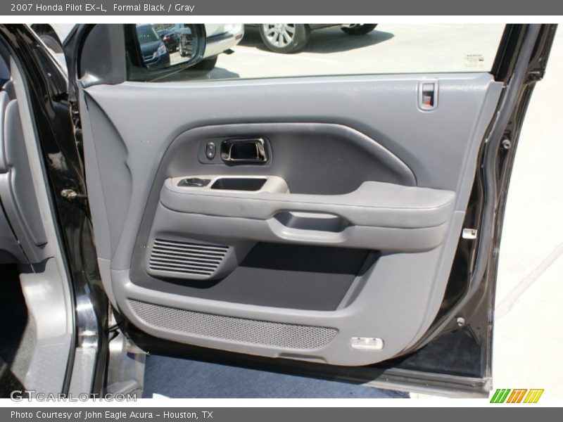 Formal Black / Gray 2007 Honda Pilot EX-L