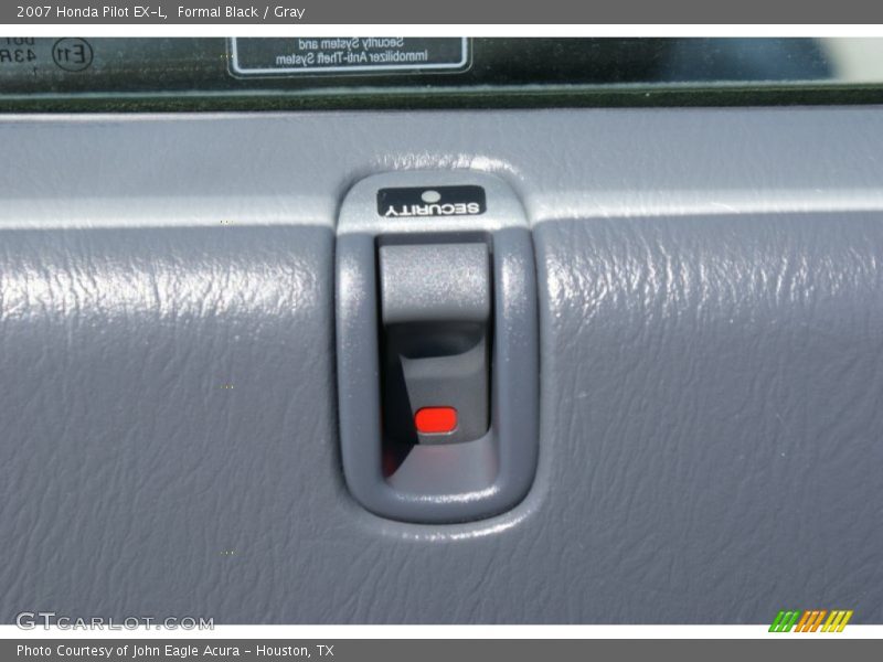 Formal Black / Gray 2007 Honda Pilot EX-L