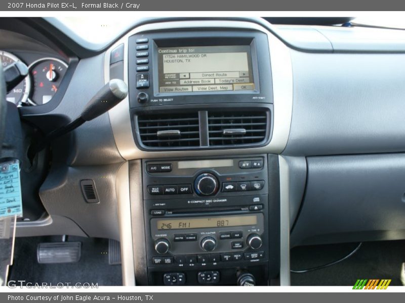 Formal Black / Gray 2007 Honda Pilot EX-L