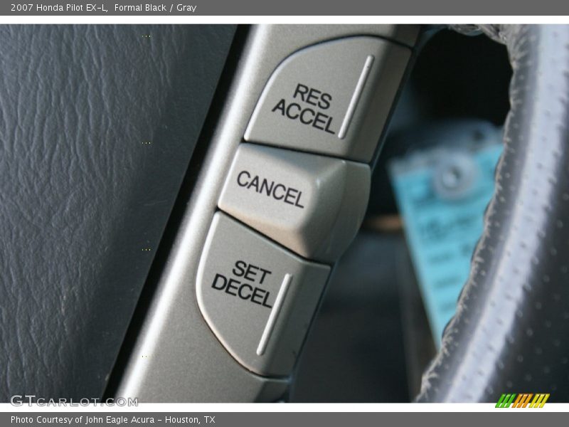 Formal Black / Gray 2007 Honda Pilot EX-L