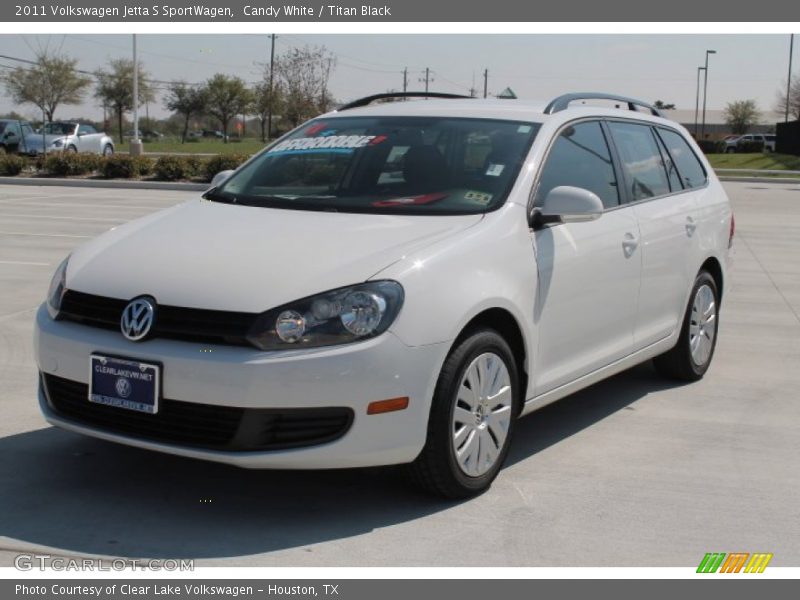Candy White / Titan Black 2011 Volkswagen Jetta S SportWagen