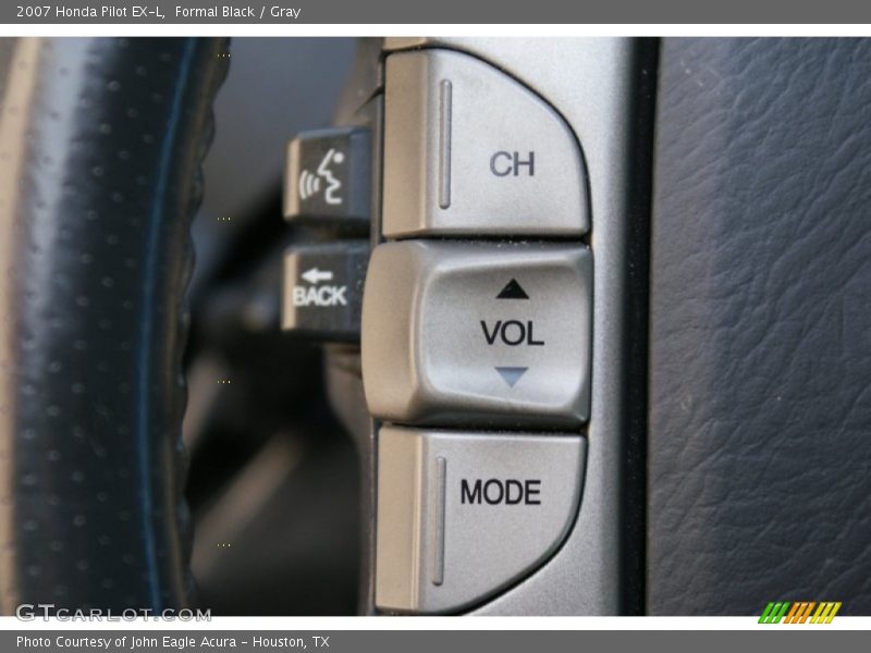 Formal Black / Gray 2007 Honda Pilot EX-L