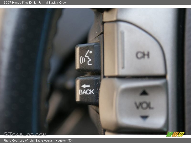 Formal Black / Gray 2007 Honda Pilot EX-L