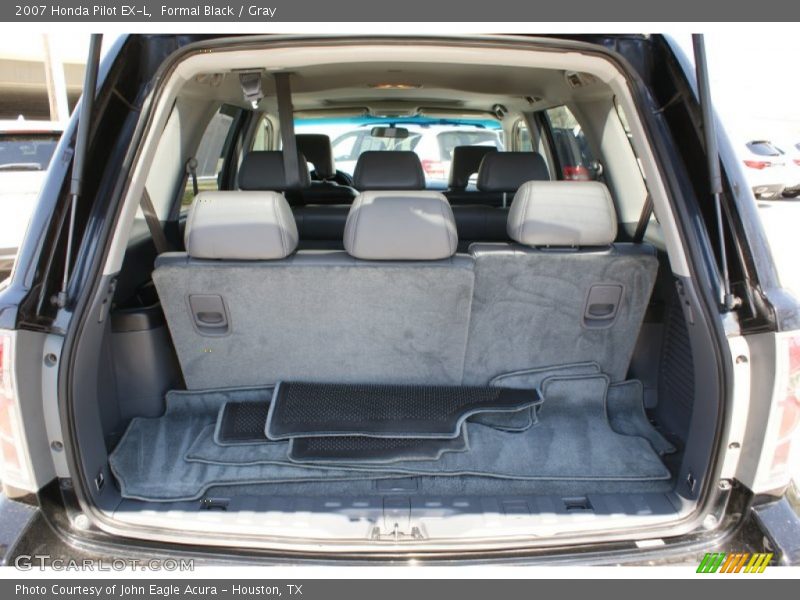 Formal Black / Gray 2007 Honda Pilot EX-L
