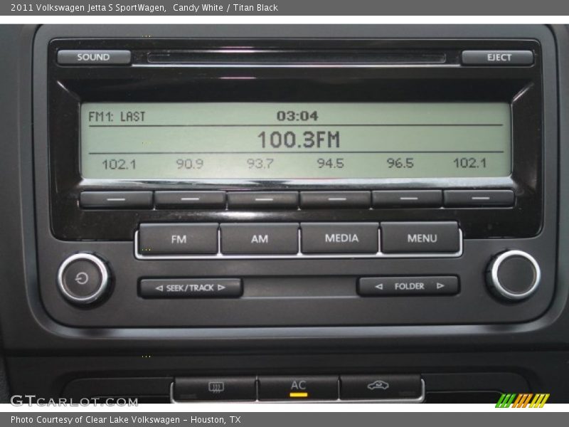 Candy White / Titan Black 2011 Volkswagen Jetta S SportWagen